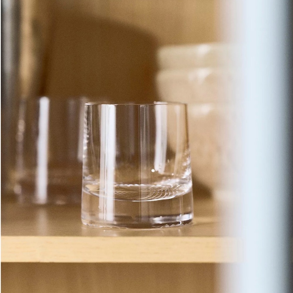 NEW Anthropologie x Nude Alba Whisky Glasses by Joe Doucet, Crystal, Set of 2